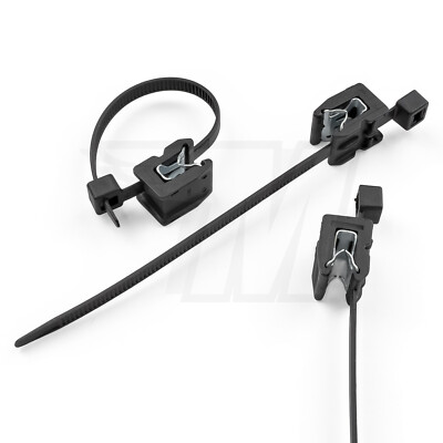 2x Universal Kabelbinder mit Clip