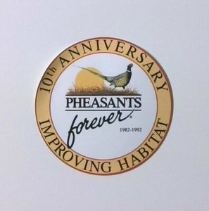 Pheasants Forever Member Sticker Decal - 2.25" X 3" Colorful Vinyl For Cars, Trucks, & More