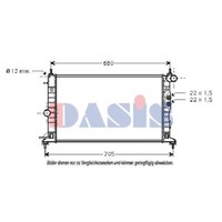 KüHler WasserküHler FüR Opel Vectra B J96 1.6I 16V 1.8I 2.0I 2.2I 31 2.5I V6