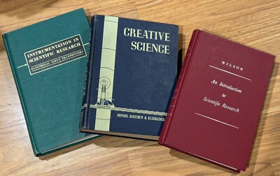 1952 An Introduction to Scientific Research - Wilson + 1939 Creative Science +