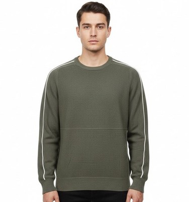 Henley-Style V-Neck Sweater - Men's Edition