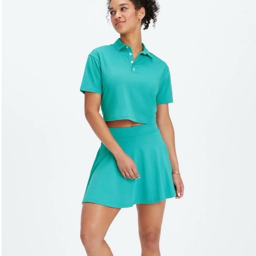EUC Fabletics Flounce Skirt Size S in Teal
