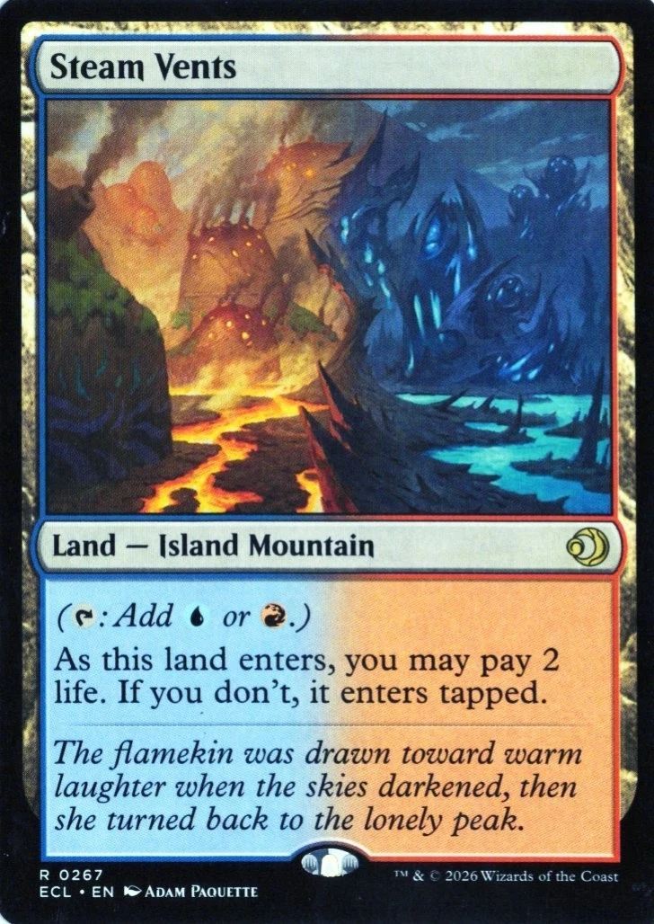 Steam Vents Magic: The Gathering Trading Card Games Individual