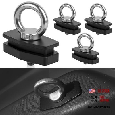 Aluminum ATV UTV Tie Down Anchor Kit Compatible with L-inQ System, Fits
