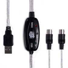 Usb-schnittstelle zu MIDI Konverter Adapter Kabel Musik Tastatur Passt Windows