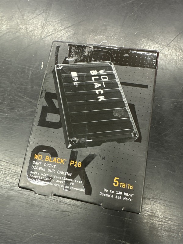WD_Black P10 5TB Game Hard Drive 130 MB/s - New
