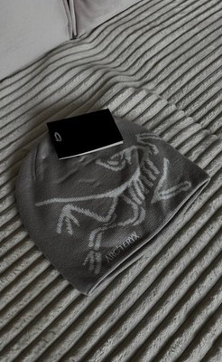 Arc teryx Bird Head Toque Mütze Beanie Orca Gestrickt Grau