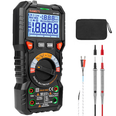 KAIWEETS HT118E Digital Multimeter TRMS 20000 Counts with Higher Resolution Auto