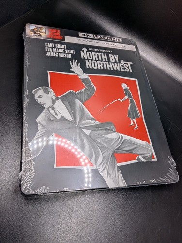 North By Northwest 4K UHD Steelbook Brand New PRISTINE Hitchcock W/ Digital Code - Picture 18 of 19