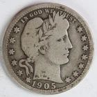 VG 1905 Barber Quarter