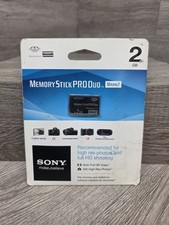 SONY 2GB Memory Stick PRO-Duo MARK2 MS-MT2G for Hi-Res Photos New READ 
