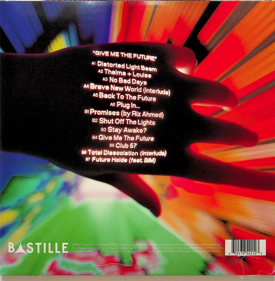 BASTILLE- Give Me The Future LP (NEW Yellow Coloured Vinyl 2022) Limited Edition - Image 3 of 3
