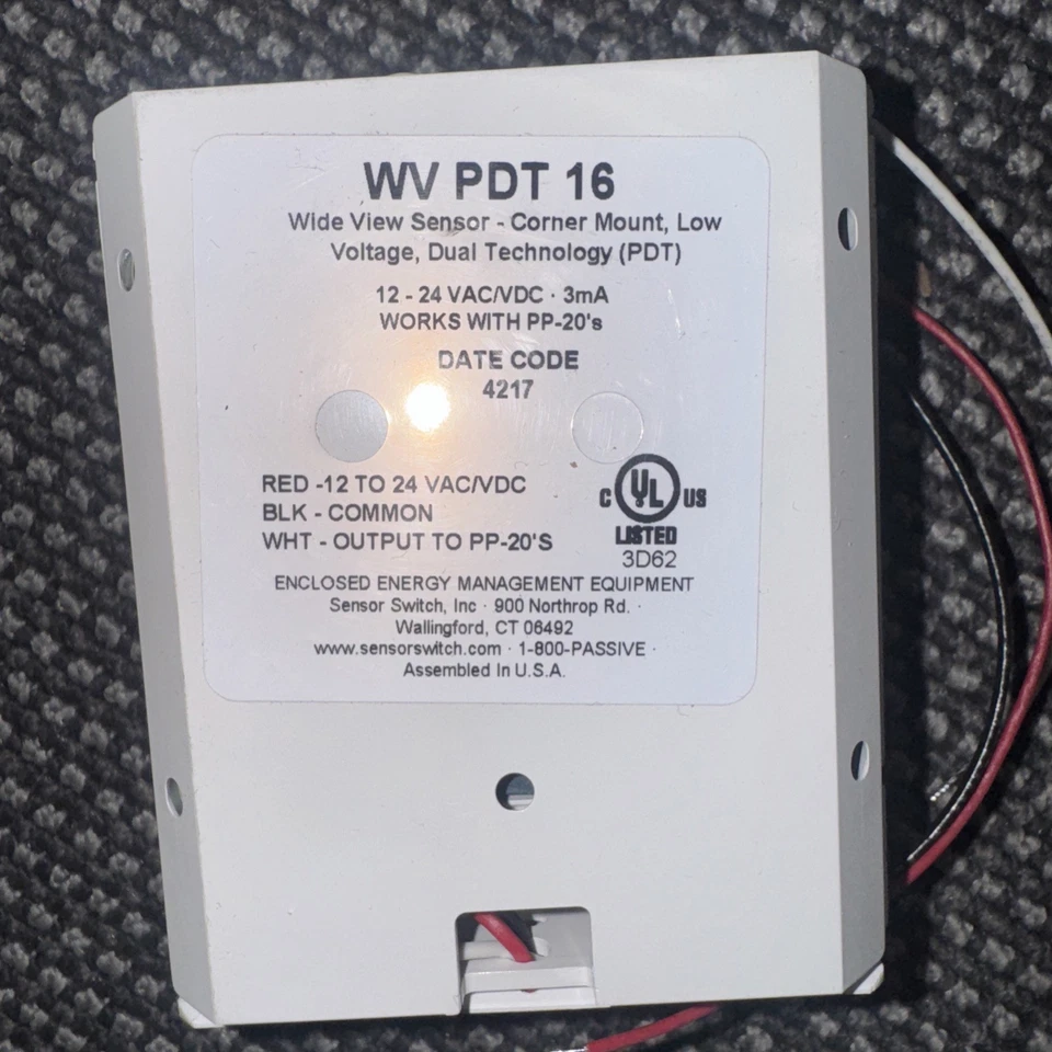 NEW ACUITY Controls WV PDT 16 WIDE VIEW SENSOR Corner Low Voltage 12-24VAC White - Image 2 of 4