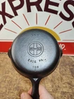 Fully Restored GRISWOLD #3 Cast Iron SKILLET 6" SMALL BLOCK LOGO Seasoned Flat