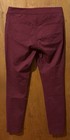 New Directions Women’s Burgundy Pull-On Skinny Pants Stretch Solid — photo 2