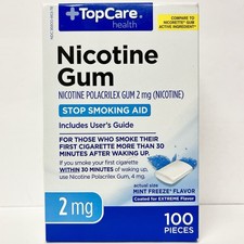 Topcare Nicotine Gum Mint Freeze 100 Pieces 2mg