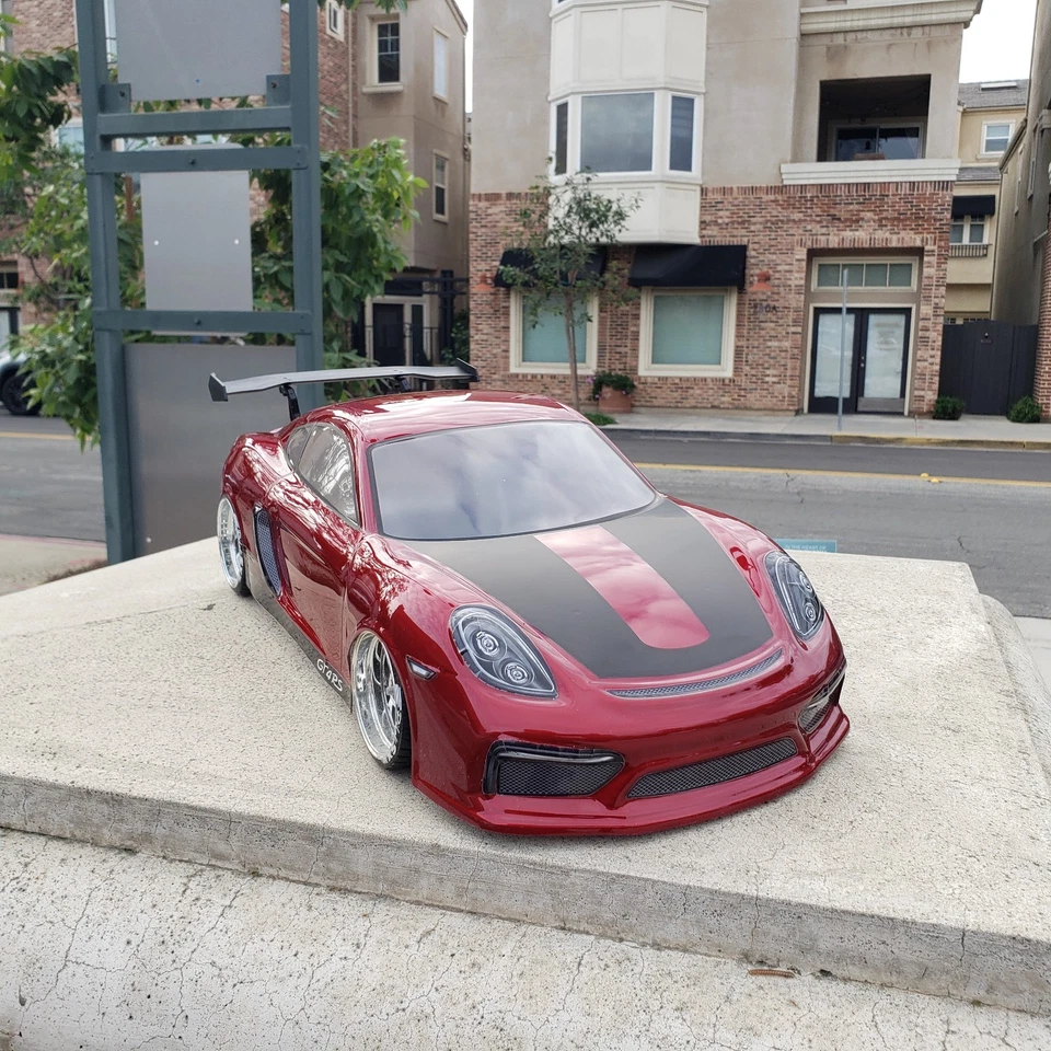 1/10 Custom Print PORSCHE GT4 4Tec-2 drift RDS DC10 YD2 MST TT02 Body Only - Image 2 of 4