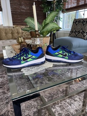 Nike Air Max Genome Deep Royal Blue/Green Strike Sneakers DC9410-400 Mens Sz 10