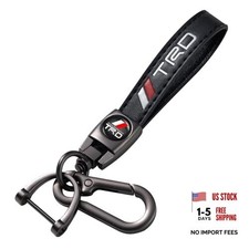 leather car keychain set for Toyota TRD men and women family Akl01-black10