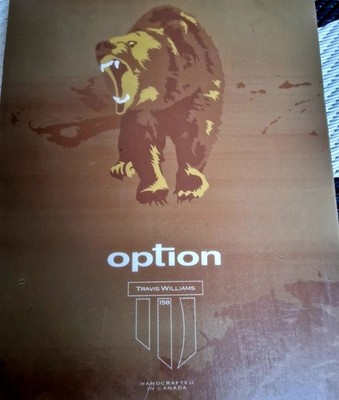 Option '' Travis Williams 158cm Custom Snowboard '' Freestyle Wintersport **