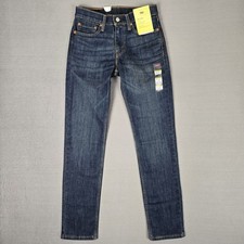 Levi  s 511 Jeans Mens 28x32 Slim Fit Blue Dark Wash Cotton Stretch Flex NWT