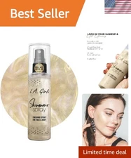 All-Day Wear Rose Gold Shimmer Spray, 2.7 Fl Oz – Perfect for Any Skin Tone