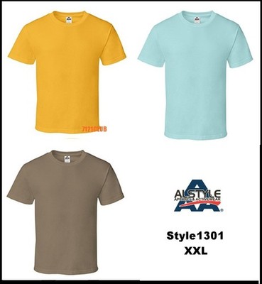 Lot 3 Pack ALSTYLE APPAREL  AAA T Shirts Men's Short Sleeve XXL 2XL