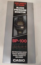 NOS CASIO BP-100 Blood Pressure Monitor Digital Watch Original Box New 
