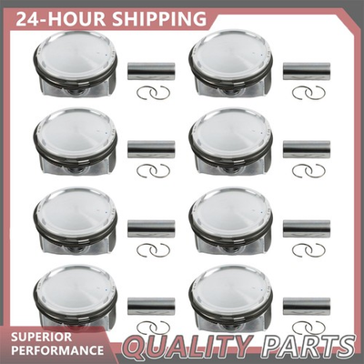 #ad Set of 8 Piston w Rings For Jaguar Land Rover AJ133 5.0 V8 Supercharged Engine $153.59