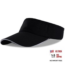 choyaxo Sun Visor Hat UV Protection Beach Hat Golf Cap for Men One Size Black