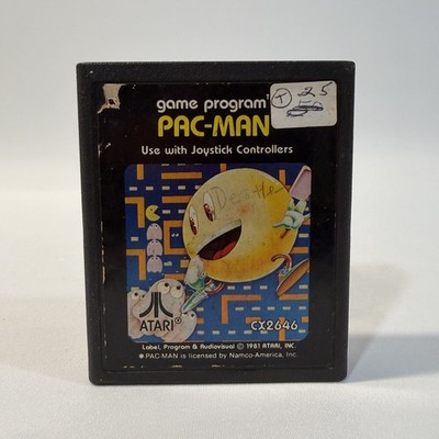 Pac Man Atari 2600 Namco Arcade Maze Chase Classic Retro Cartridge Game