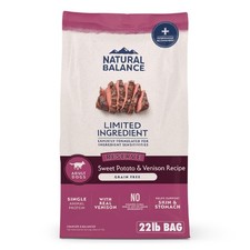 Natural Balance Limited Ingredient Adult Grain-Free Dry Dog Food, 22 Pound