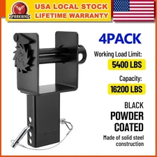 4PACK Trailer Stake Pocket Winch, Utility Capacity# 16200 lbs, WLL 5400 Lbs A+++
