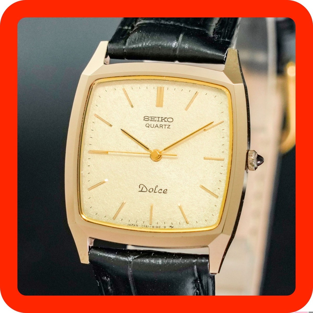 カ*オ様 SEIKO Dolce 7731-5150 クォーツ 電池切れ 稼働未 カ*オ