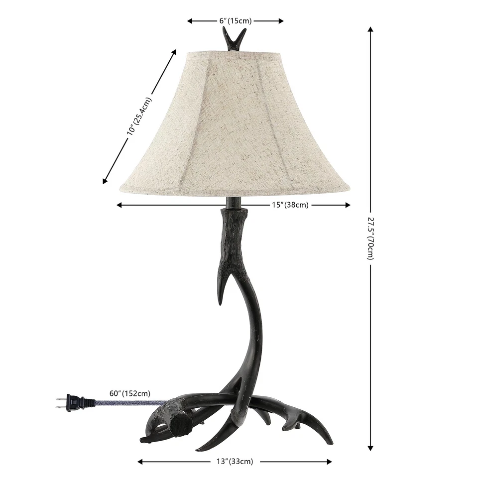 JONATHAN Y JYL6305C Antler 27.5 Rustic Resin Tools & Home Improvement - Image 4 of 4