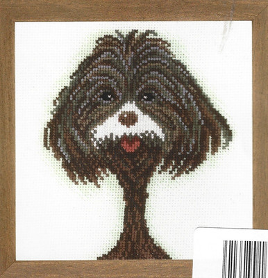 Lanarte Counted Cross Stitch Kit - Scruffy the Dog - NIP