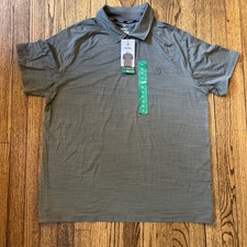 Hurley Men's Performance Polo Moisture Wicking Stretch - Green Size XL NWT