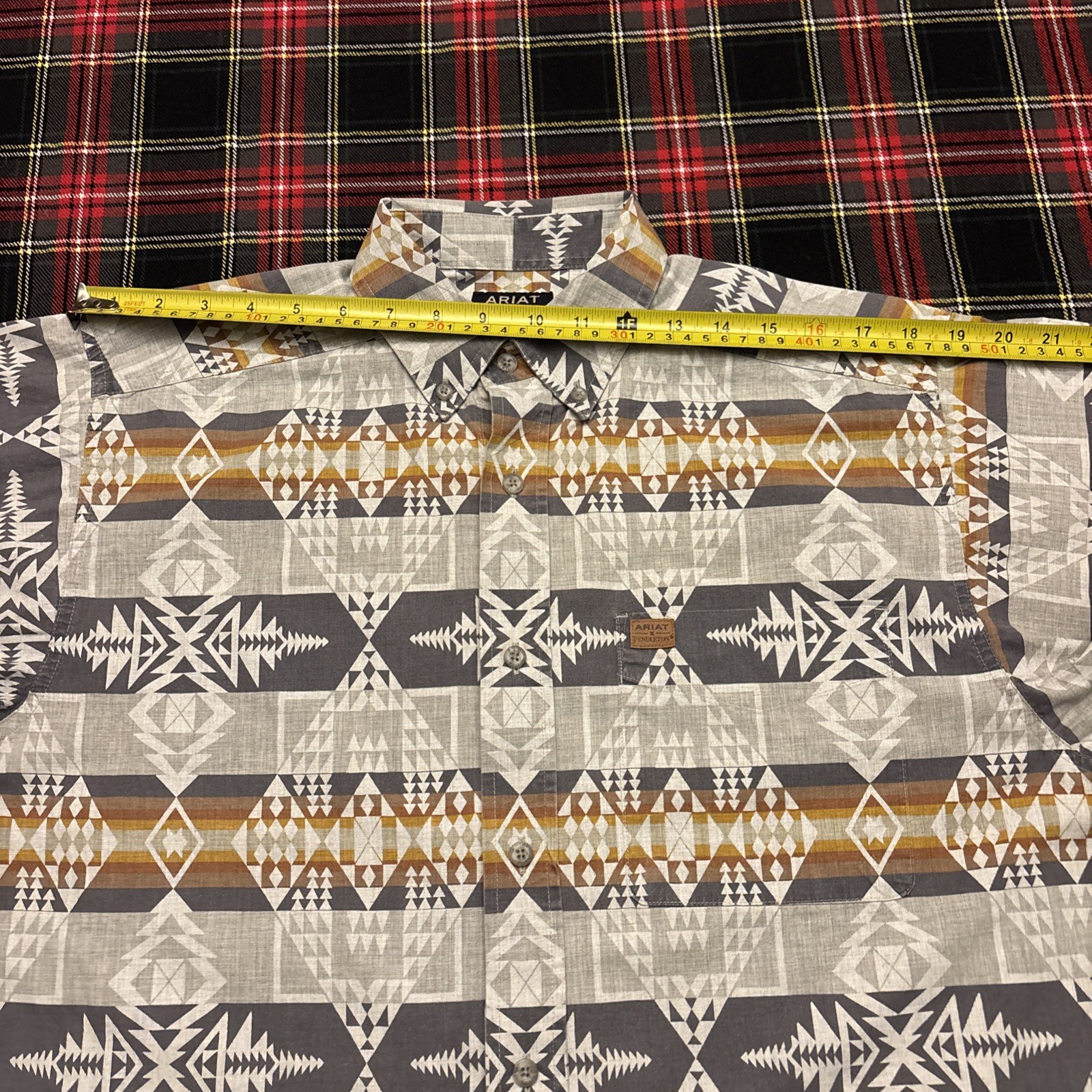 Ariat x Pendleton Aztec Button Down Western Mediu… - image 15