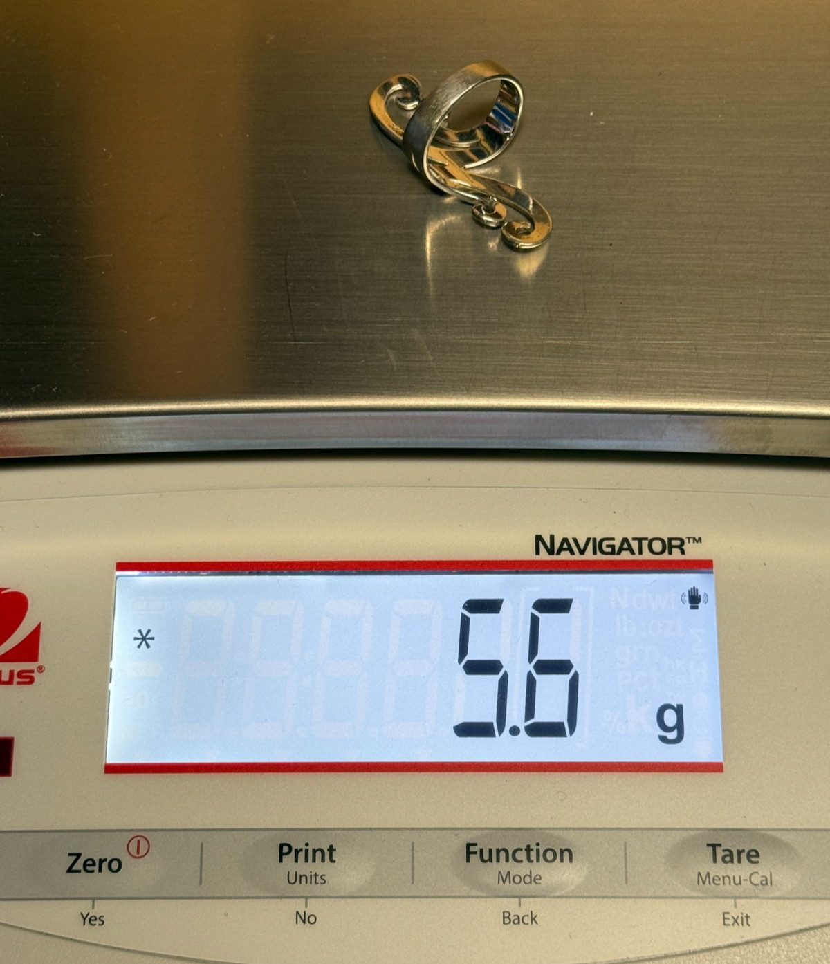 Sterling Silver Scroll Wave Design Wrap Ring Size… - image 8