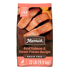 Merrick Grain Free Adult Dry Dog Food Salmon  Sweet Potato 22 lb Bag