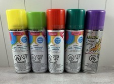 Temporary Hair Color Spray Multi Colors Lot Of 5 Multi Size NEW Cosplay Cheer