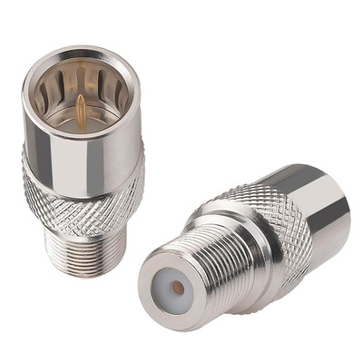 Coax Quick Connector Quick Push on Male to F Female Adapter F Type Male to Femal