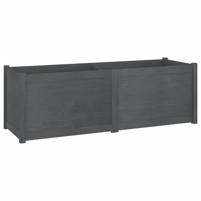 Planter Patio Outdoor Raised Garden Bed Flower Box Solid Wood Pine vidaXL