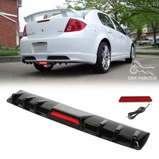For Chevy Cobalt SS Rear Bumper Diffuser Splitter Spoiler Lip w/ LED Brake Light