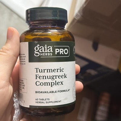 GAIA HERBS PRO Turmeric Fenugreek Complex Daily Wellness Dietary Supplements 21