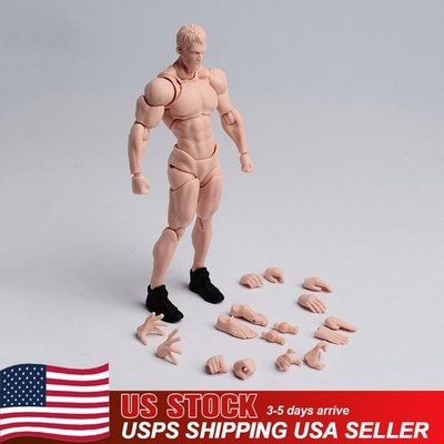 US Wind Toys 1/12 Super Flexible Male White Skin Body 6'' Action Figure Model Toy