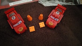 LEGO Cars: Radiator Springs Lightning Mcqueen (8200) X2 Car, Bonus - Magnets!