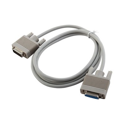 5ft Serial Cable DB15 Male to Female 15 Pin Port Extension Cable Cord Gray