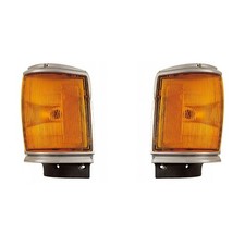 For 1987-1988 Toyota Pickup Pair Park Lights 2wd Std Black For 1987-1988 Toyota Pickup Pair Park Lights 2wd Std Black