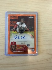 2023 Topps Chrome Update Series Sapphire Autographs Jordan Walker Orange /25